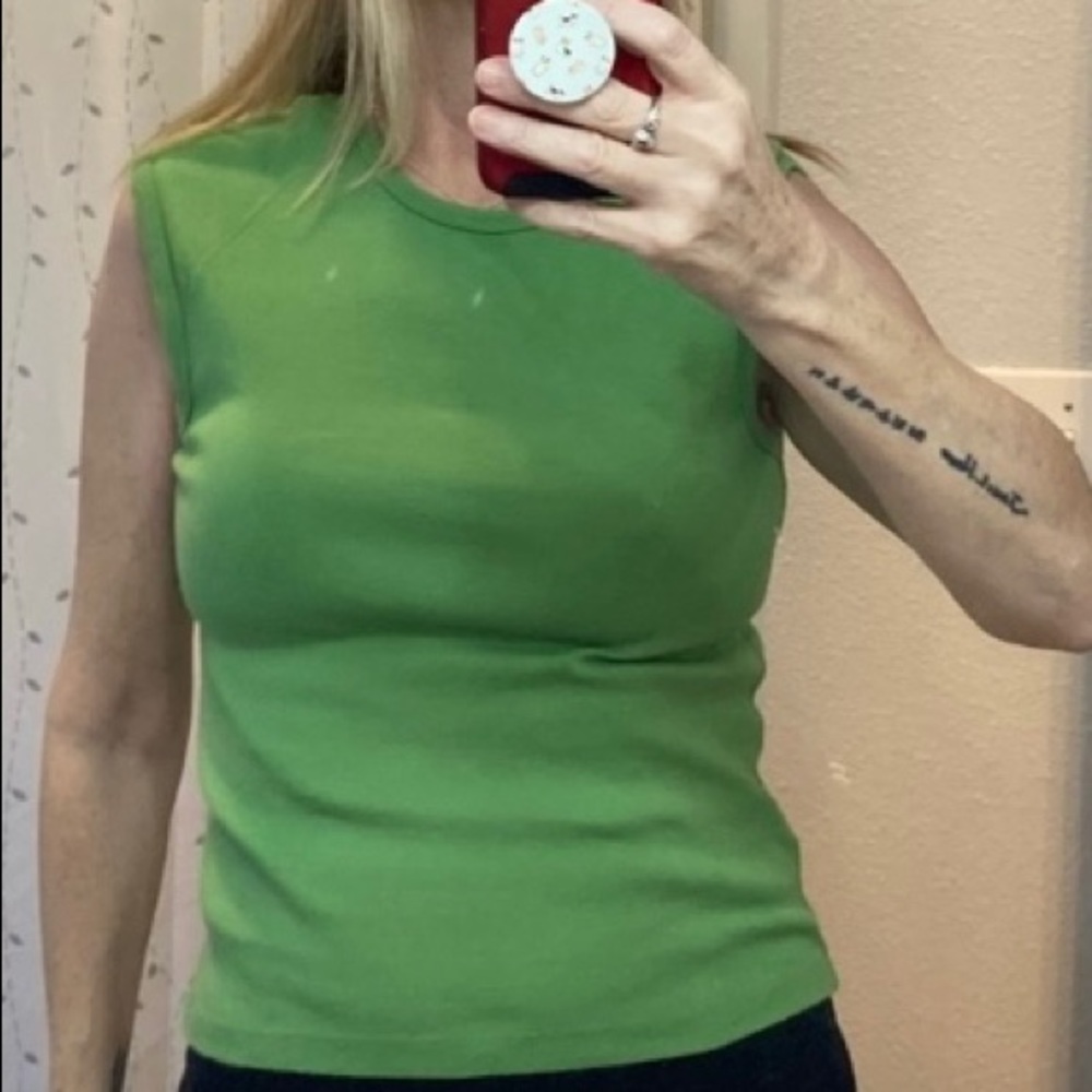 Abercrombie & Fitch tank. Size L. Light green
